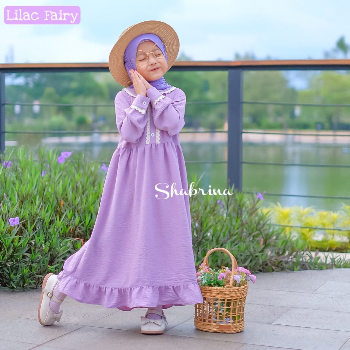 NEW Gamis Raniah POLOS Set (sz XS, S, M, dan L) by Shabrina