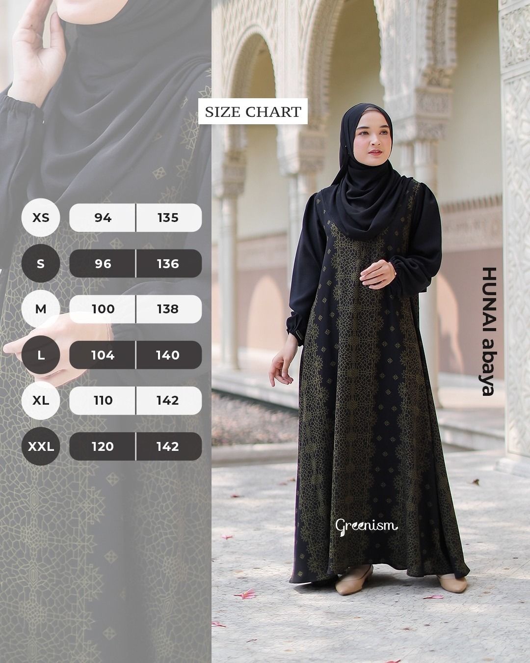ABAYA HUNAI | READY STOCK