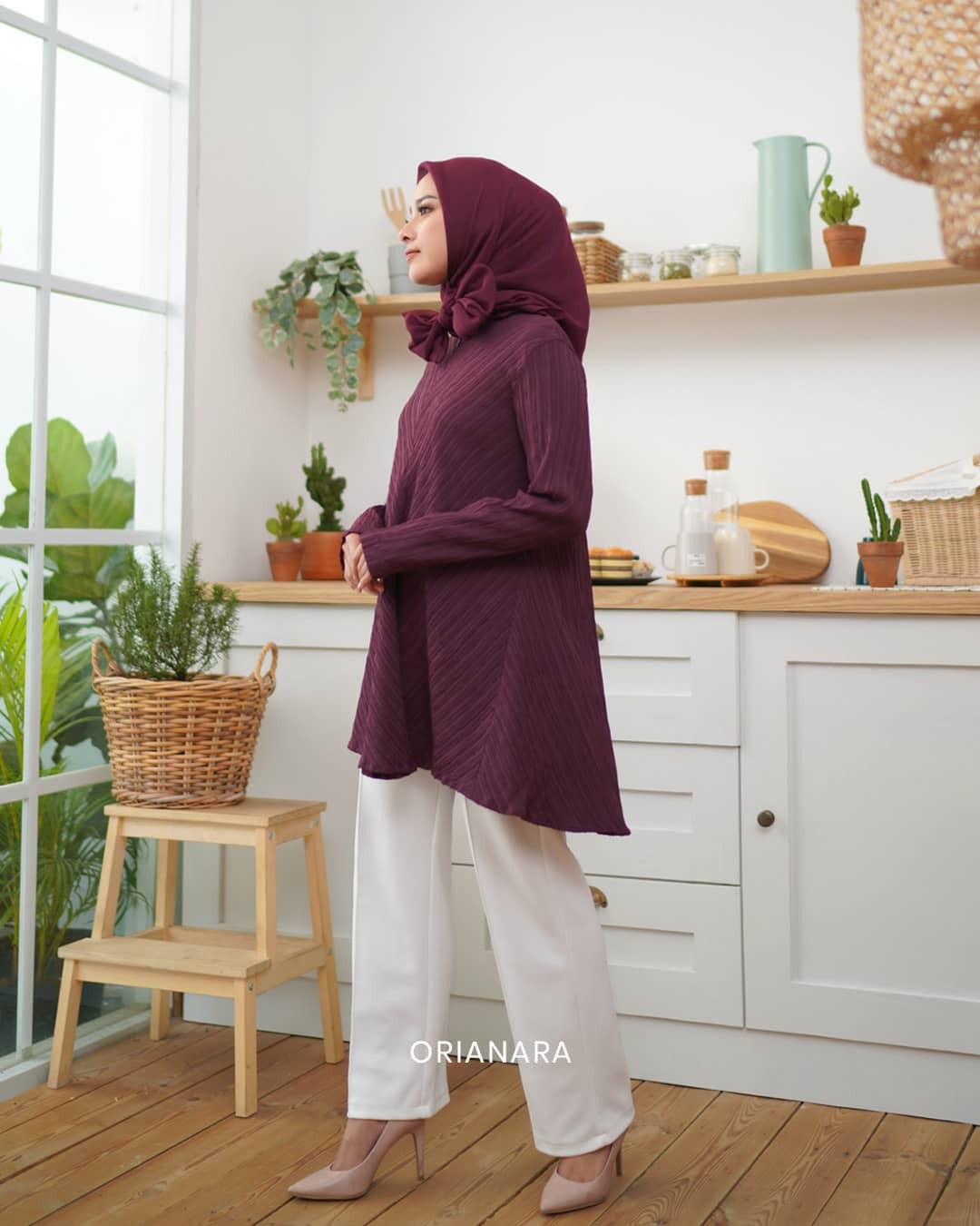 Titan Blouse Mulberry