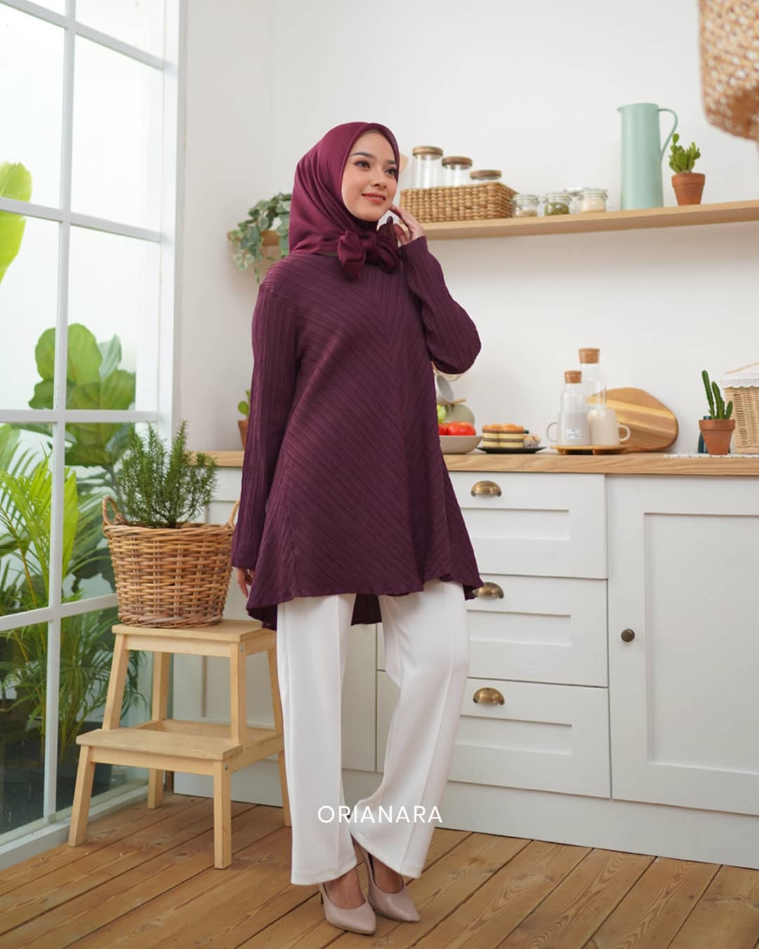 Titan Blouse Mulberry