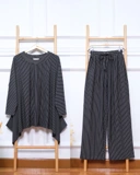 Oneset Simple Blouse with Loose Pants & Simple Blouse with Skirt