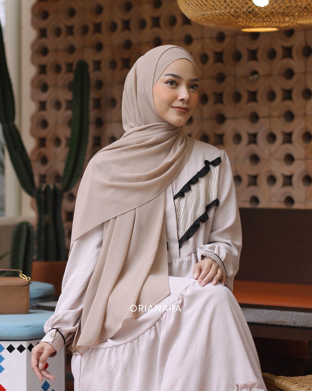 Orianara - Sausan Pashmina Instant Sand