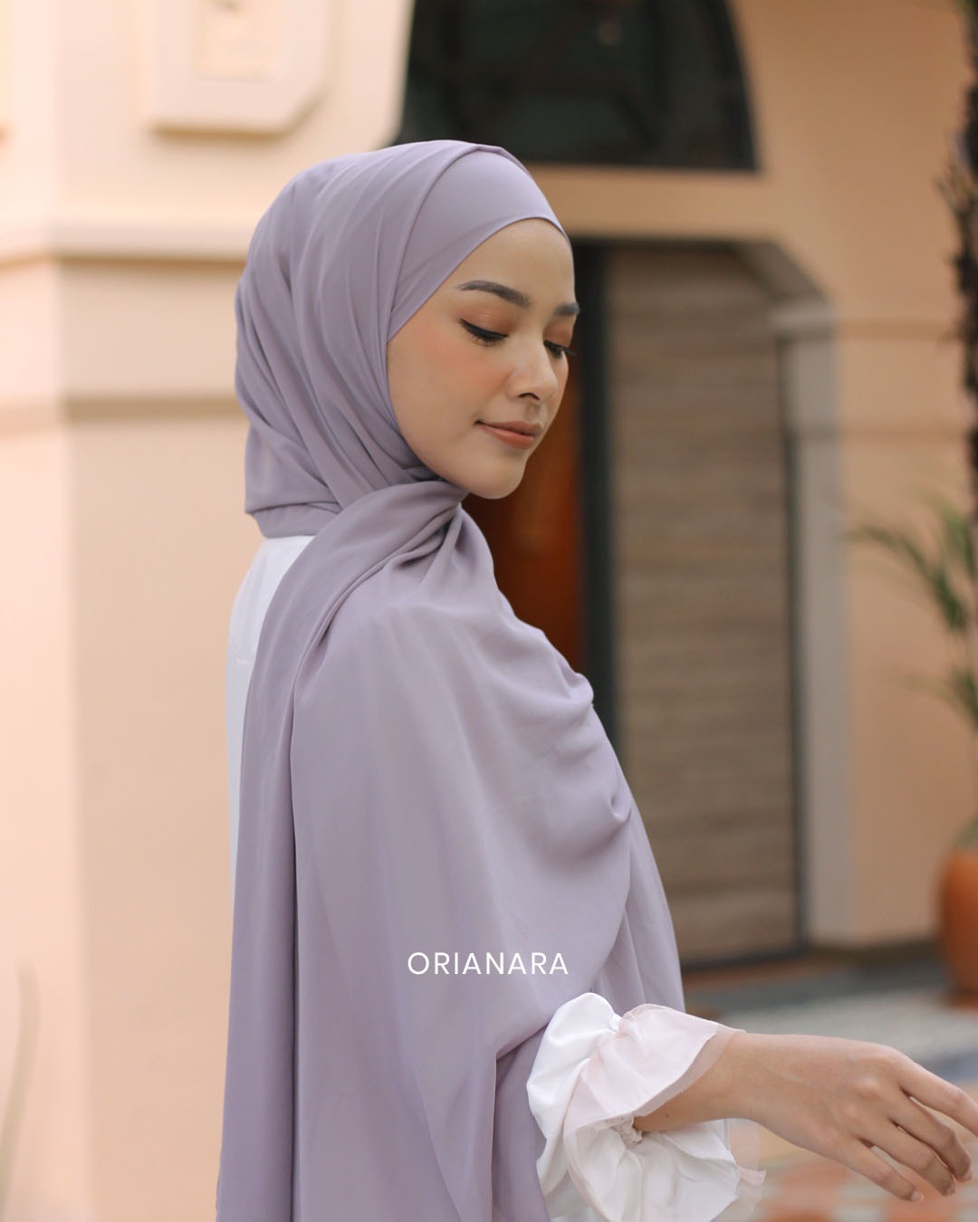 Orianara - Sausan Pashmina Instant Lavender