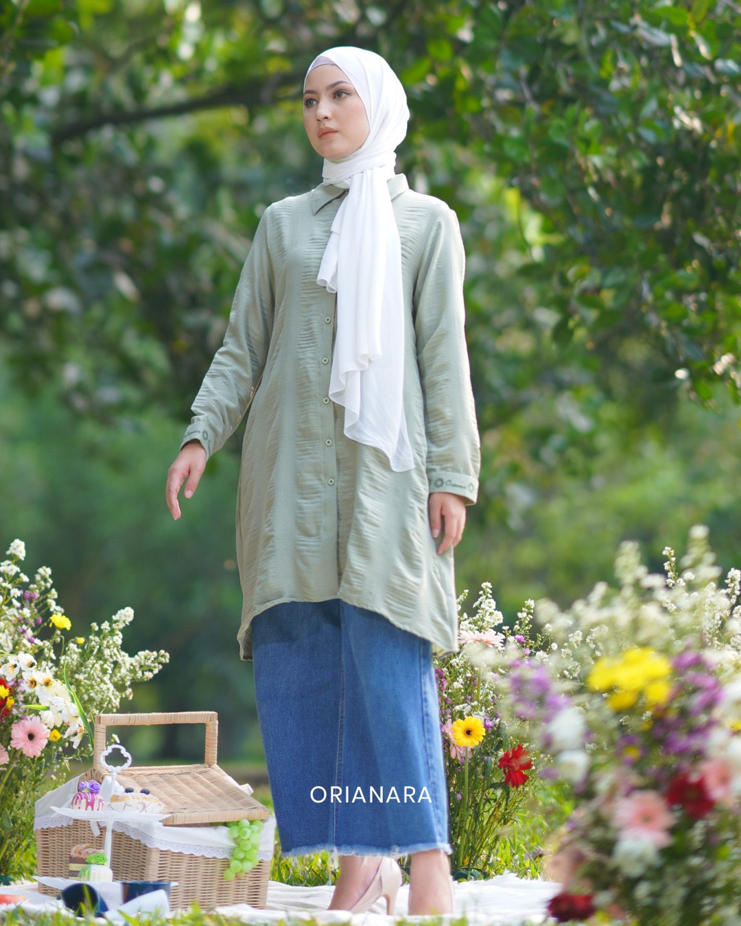 Anhel Tunik Pastel Green