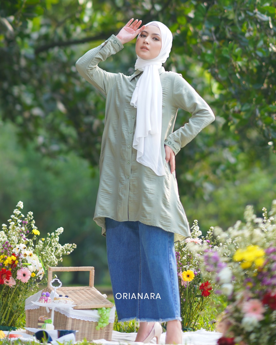 Anhel Tunik Pastel Green