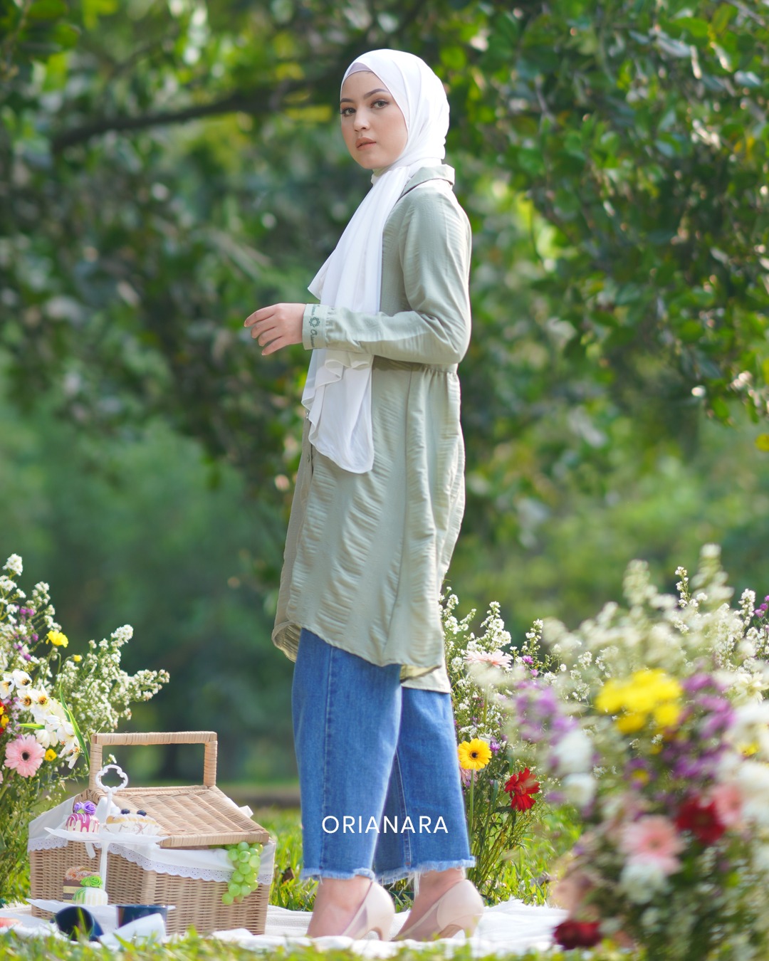 Anhel Tunik Pastel Green
