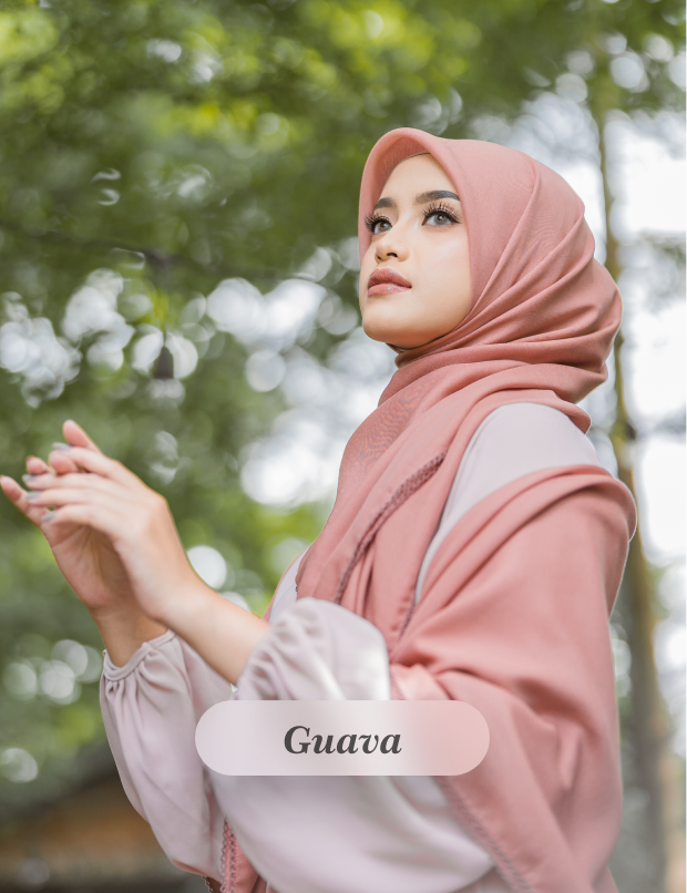 PARIS LUXURY SCARF-GUAVA