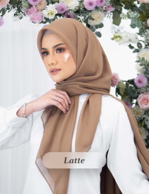 PARIS LUXURY SCARF-LATTE