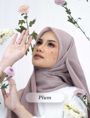 PARIS LUXURY SCARF - PLUM