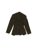 OVERSIZE CORSET BLAZER - OLIVE