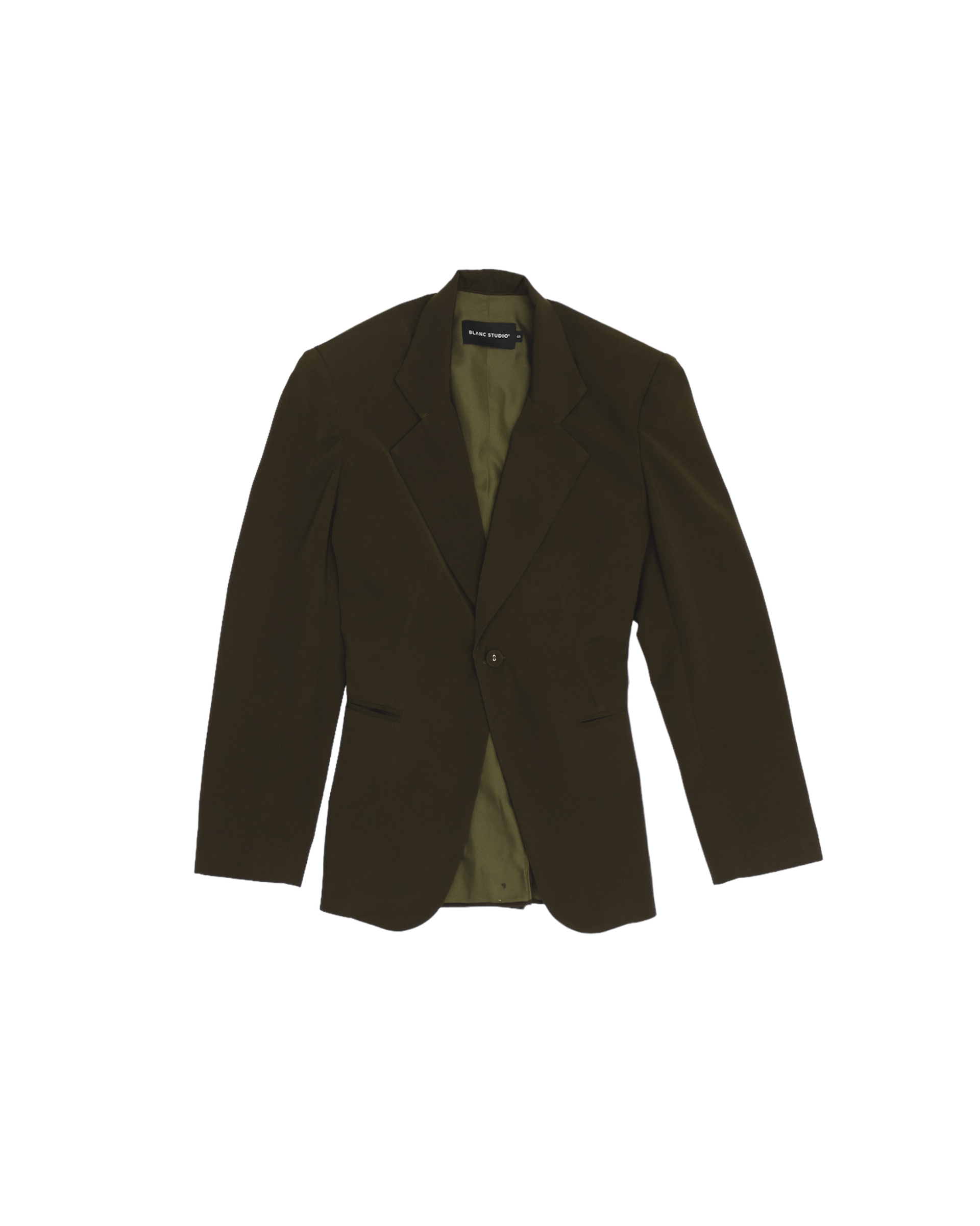 OVERSIZE CORSET BLAZER - OLIVE