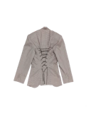 OVERSIZE CORSET BLAZER - HERRINGBONE