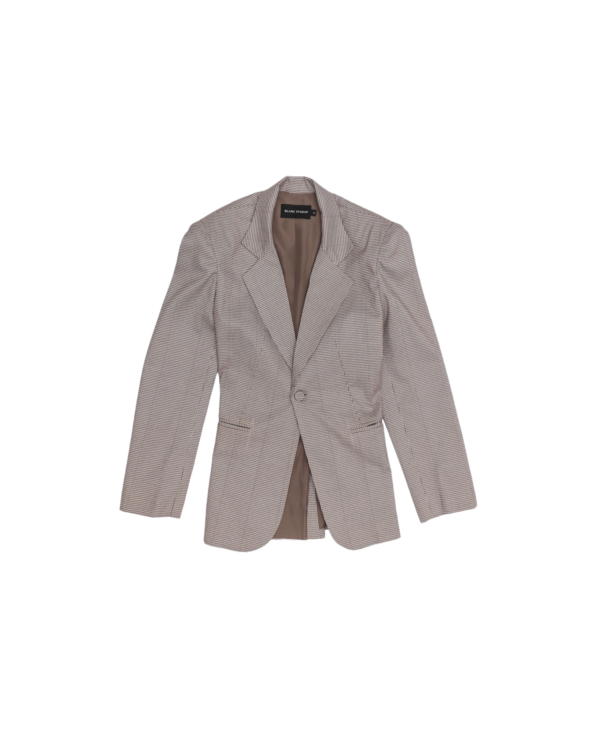 OVERSIZE CORSET BLAZER - HERRINGBONE