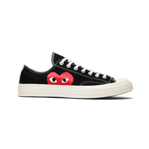 Image of CONVERSE CHUCK 70 OX X COMME DES GARCONS CDG BLACK