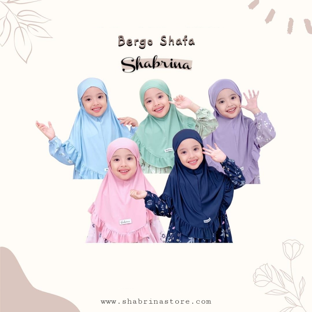 Bergo Shafa Anak by Shabrina