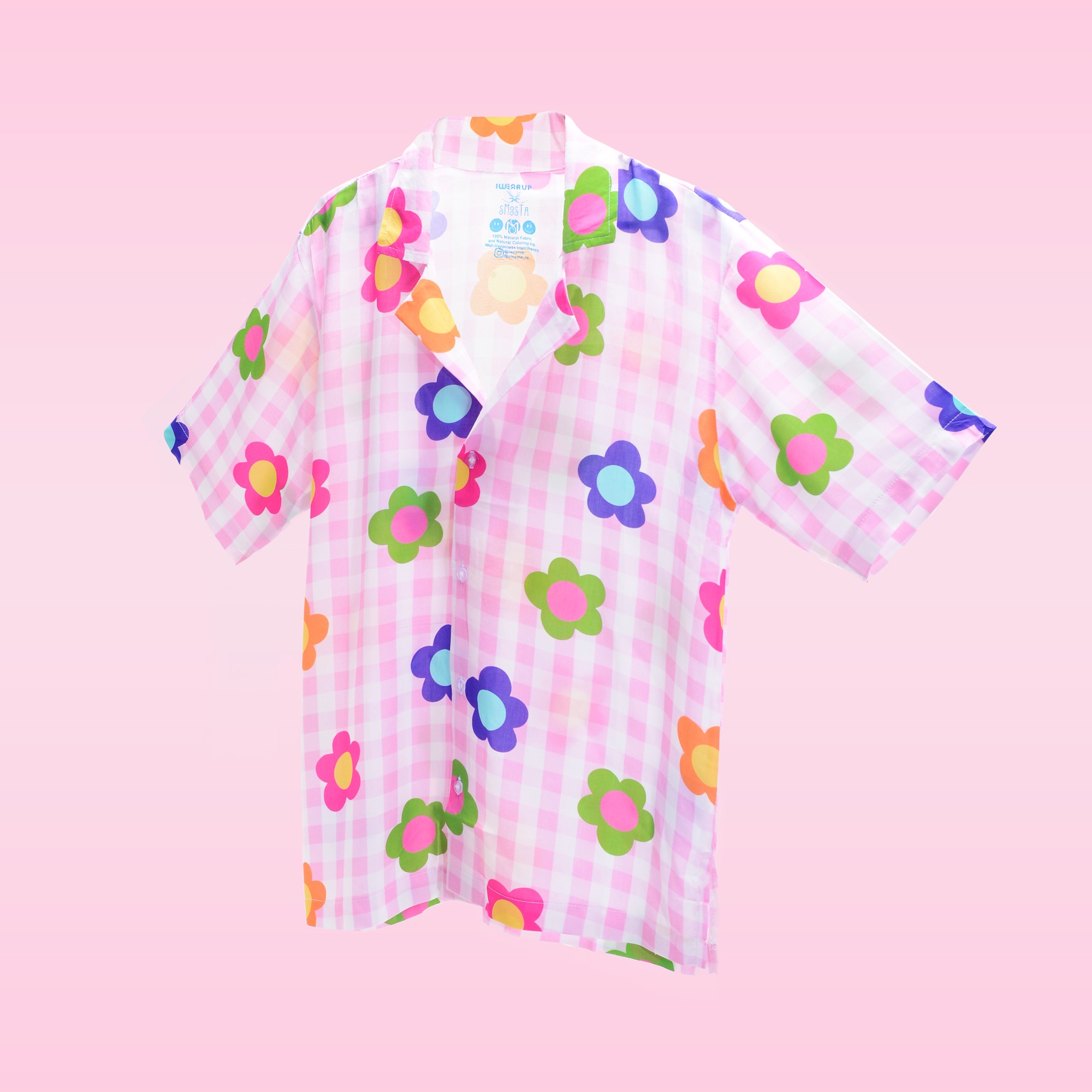 IWEARUP X SMESTA Pink Blossom Shirt
