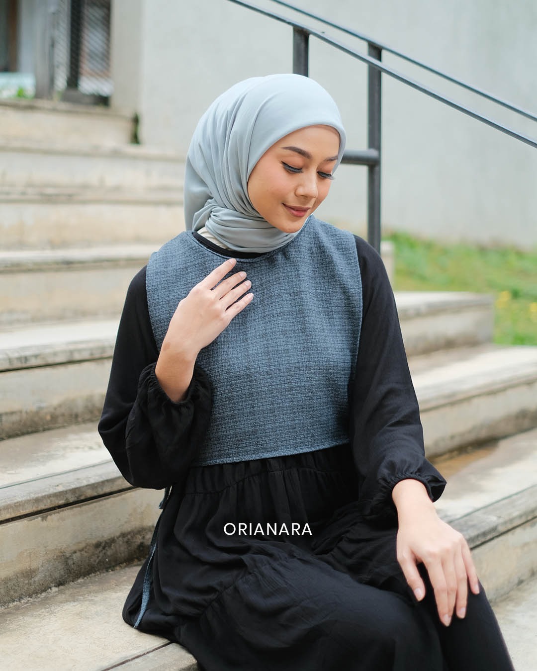 Rome Vest - Blue Tweed