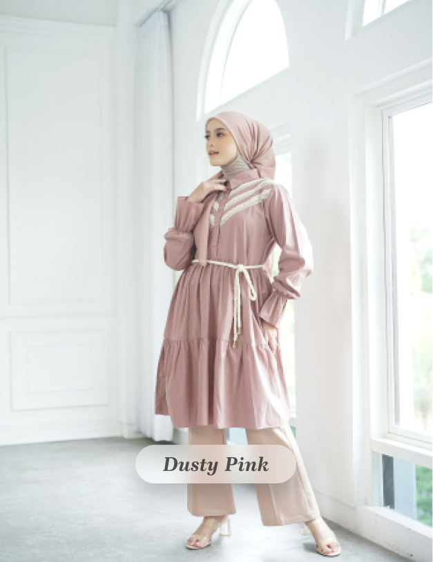 REYZA TUNIC - DUSTY PINK