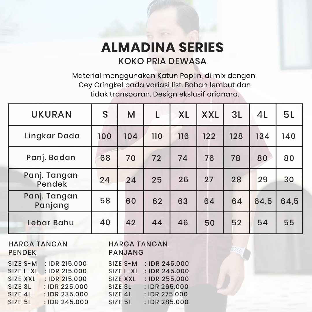 Almadina Koko Dad Black Crema