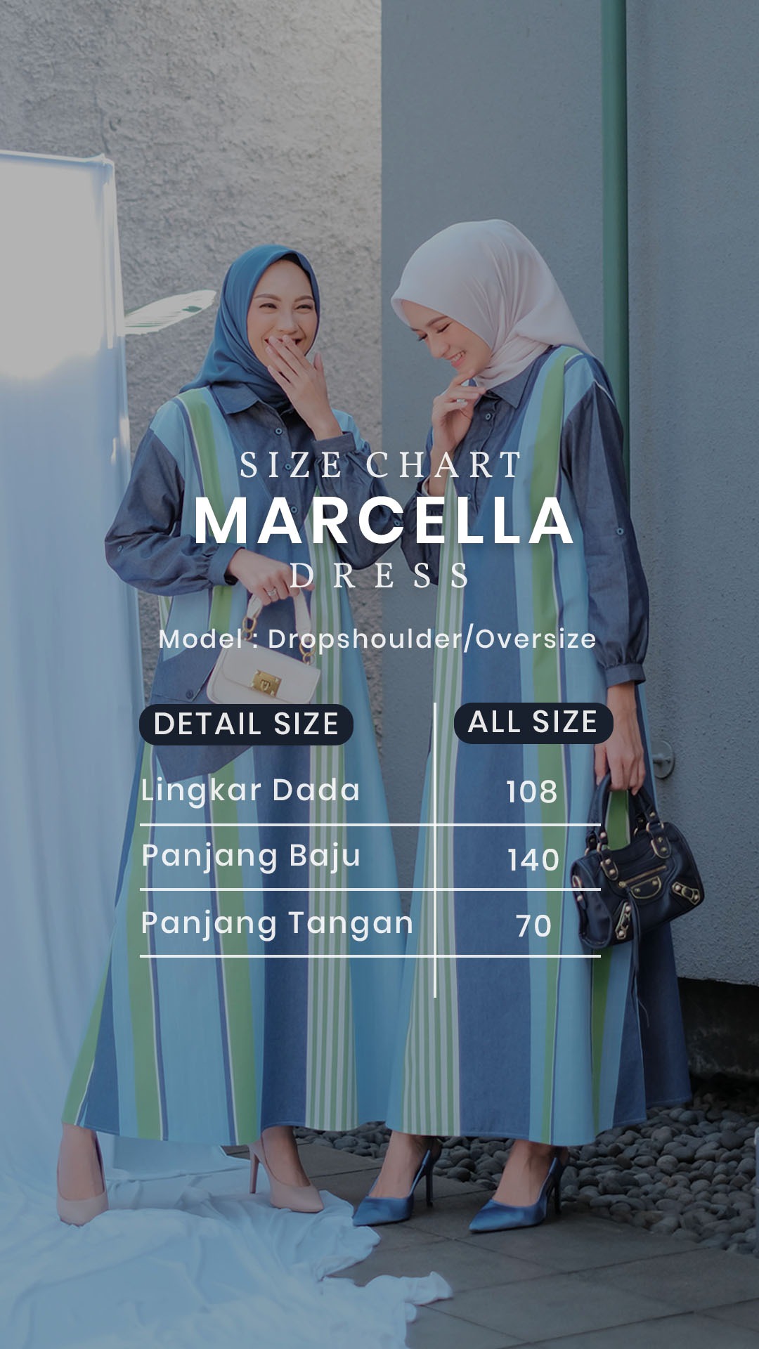 Marcella Dress - Blue Denim