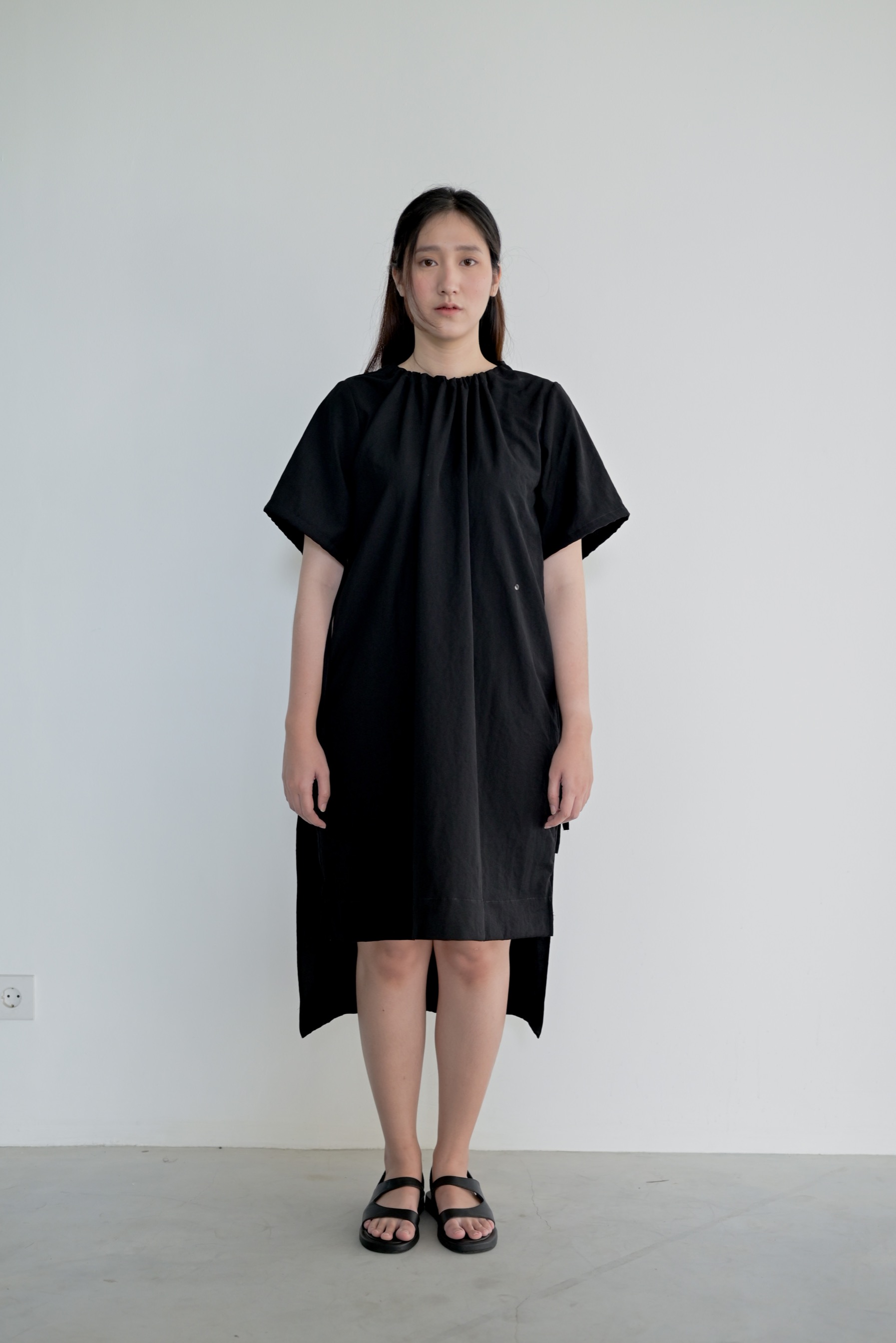 Holey Dress Black