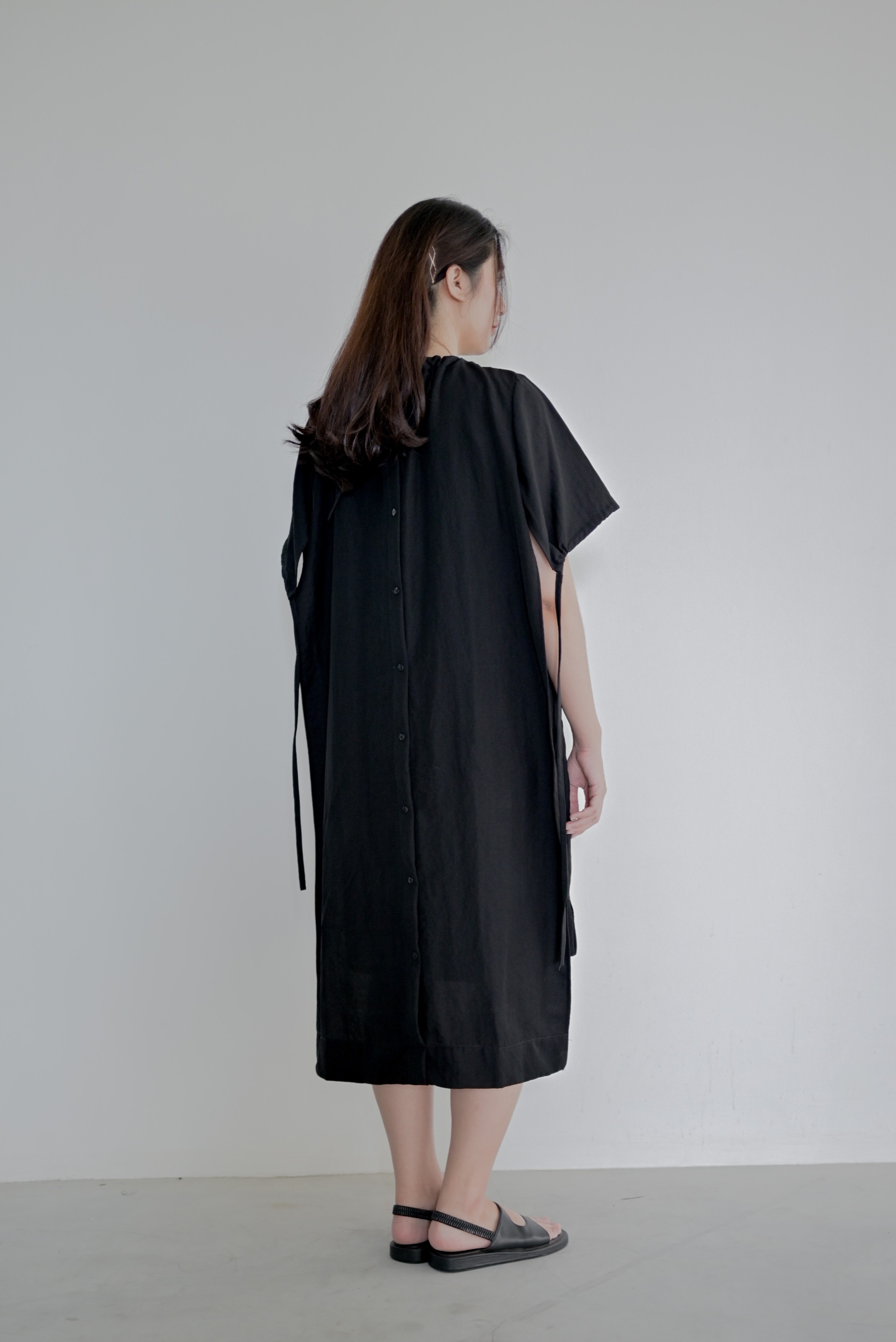 Holey Dress Black