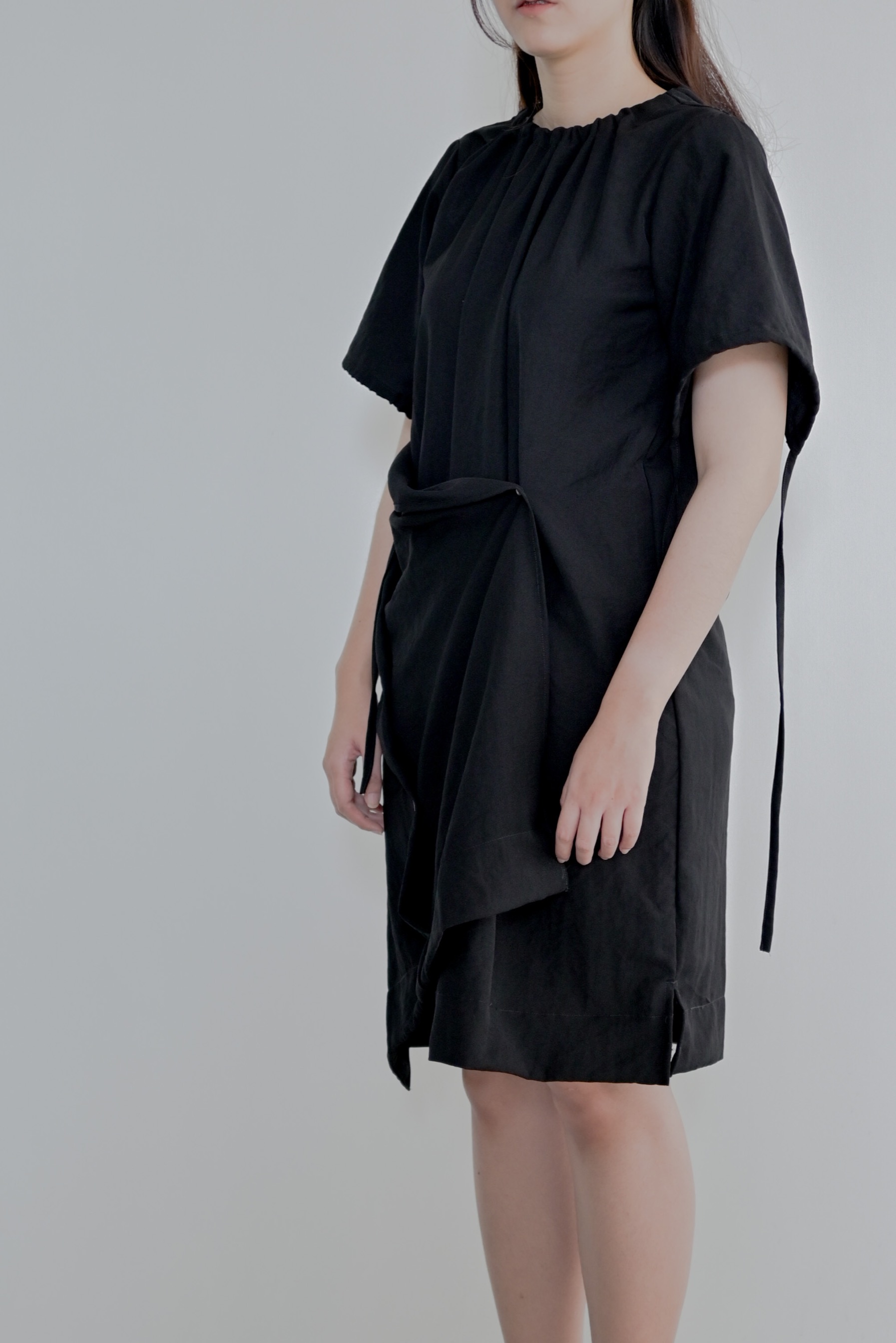Holey Dress Black