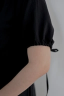 Holey Dress Black