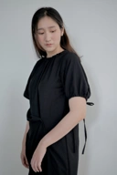 Holey Dress Black