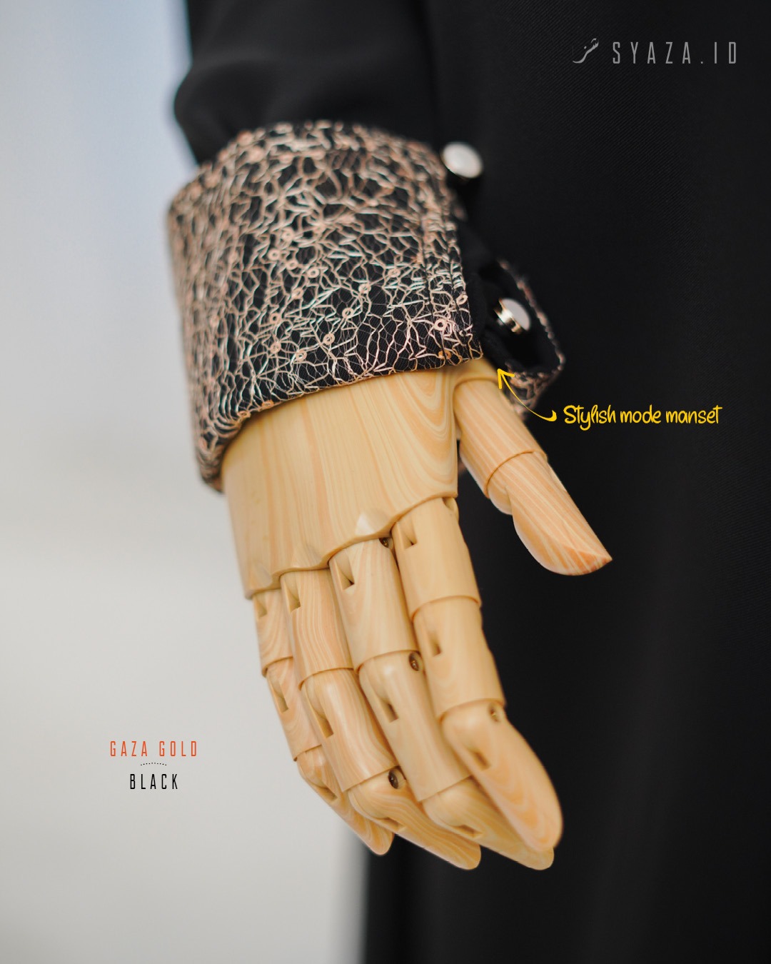 GG Abaya - Orchi Black