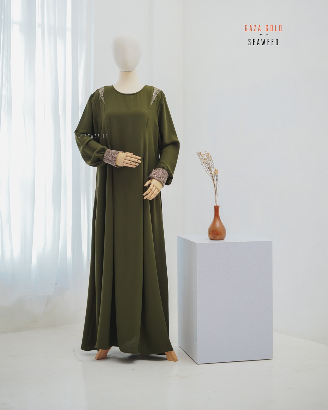 GG Abaya - Orchi Seaweed