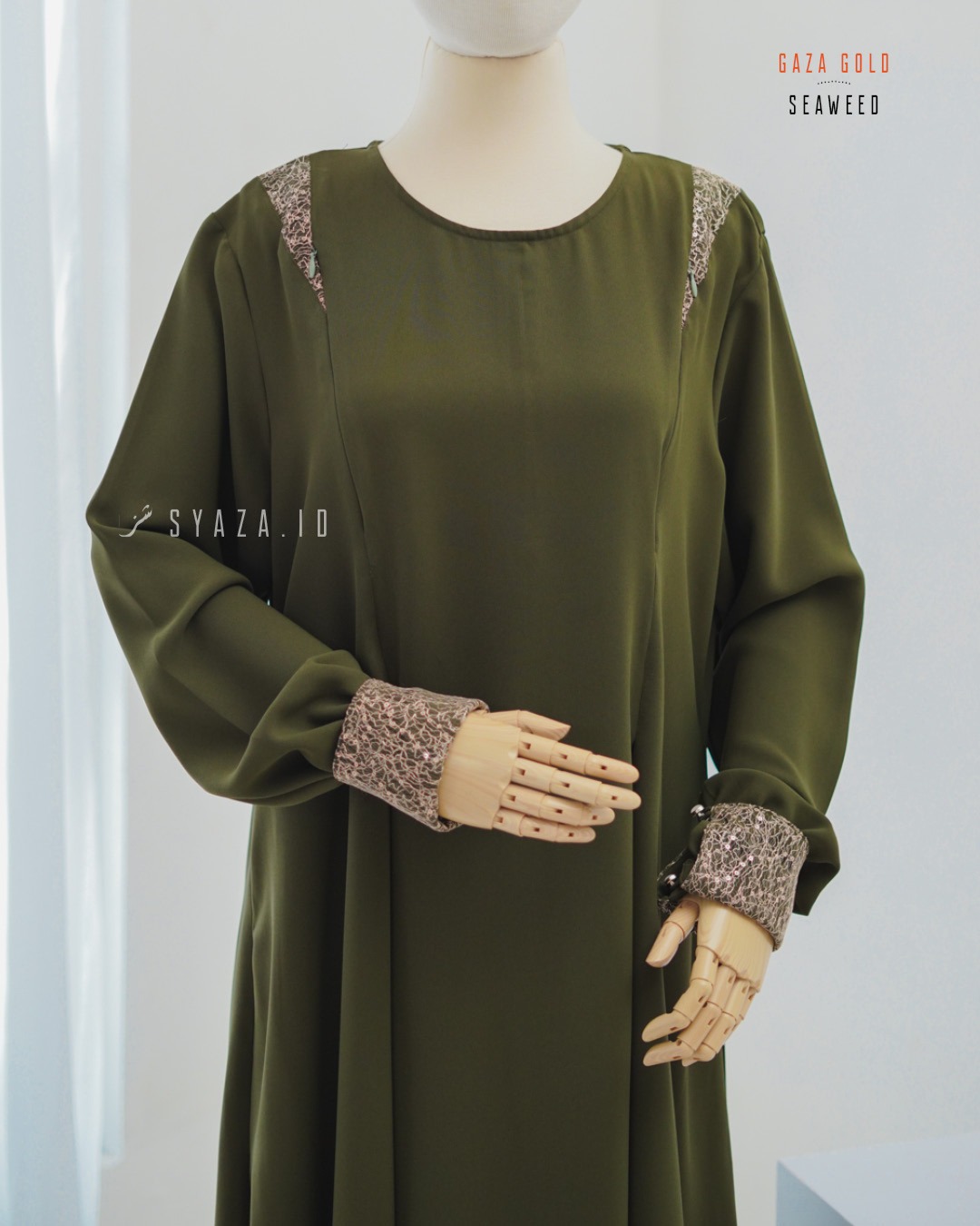 GG Abaya - Orchi Seaweed