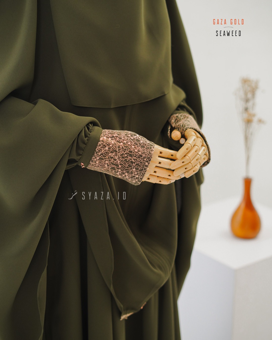 GG Abaya - Orchi Seaweed