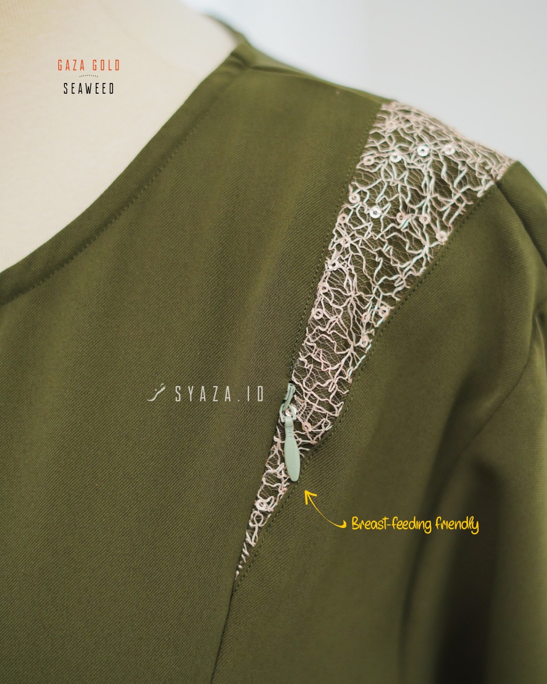 GG Abaya - Orchi Seaweed