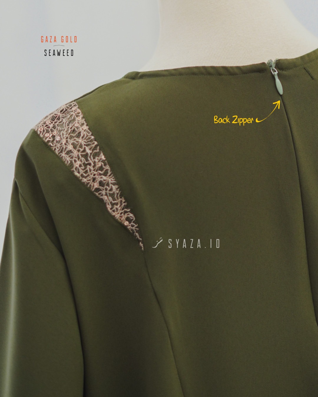 GG Abaya - Orchi Seaweed