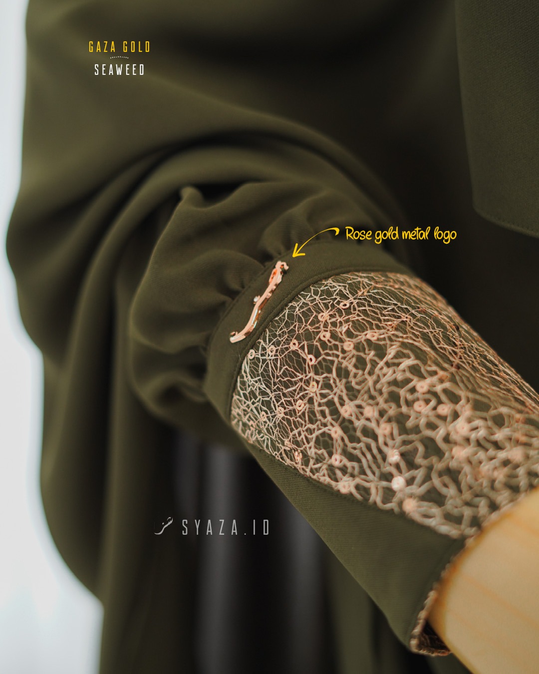 GG Abaya - Orchi Seaweed