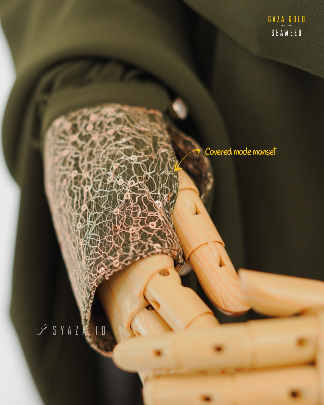 GG Abaya - Orchi Seaweed