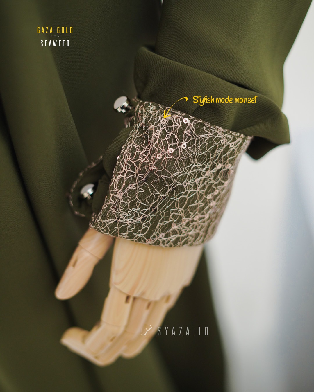 GG Abaya - Orchi Seaweed