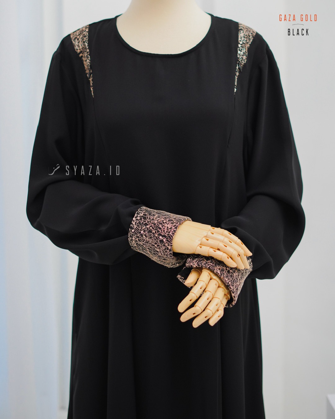 GG Abaya - Orchi Black