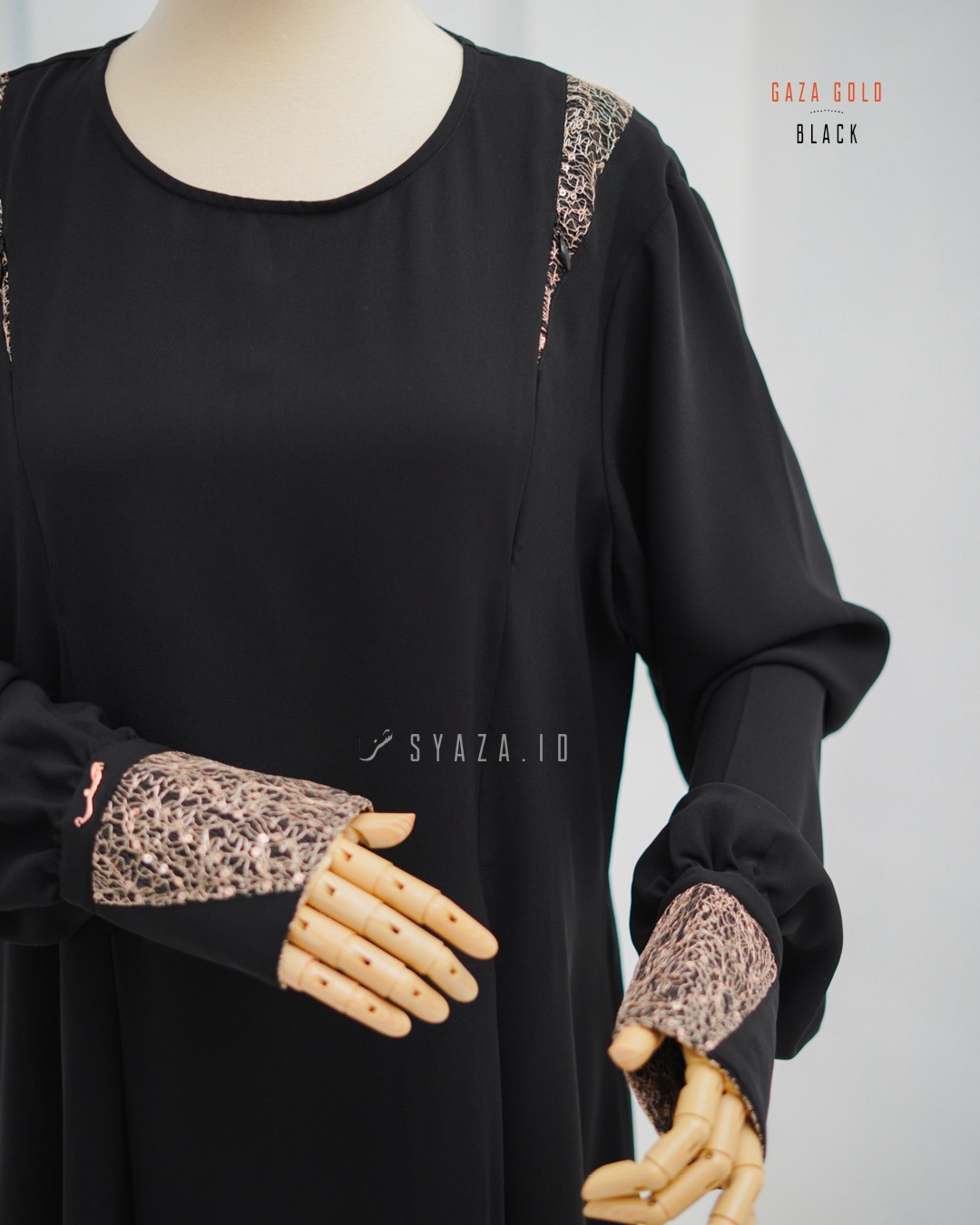 GG Abaya - Orchi Black