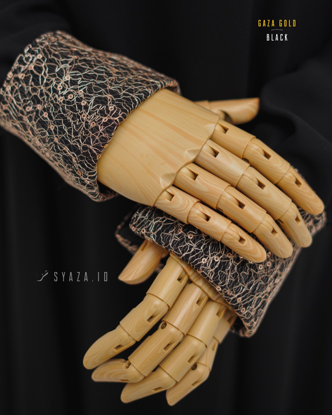 GG Abaya - Orchi Black