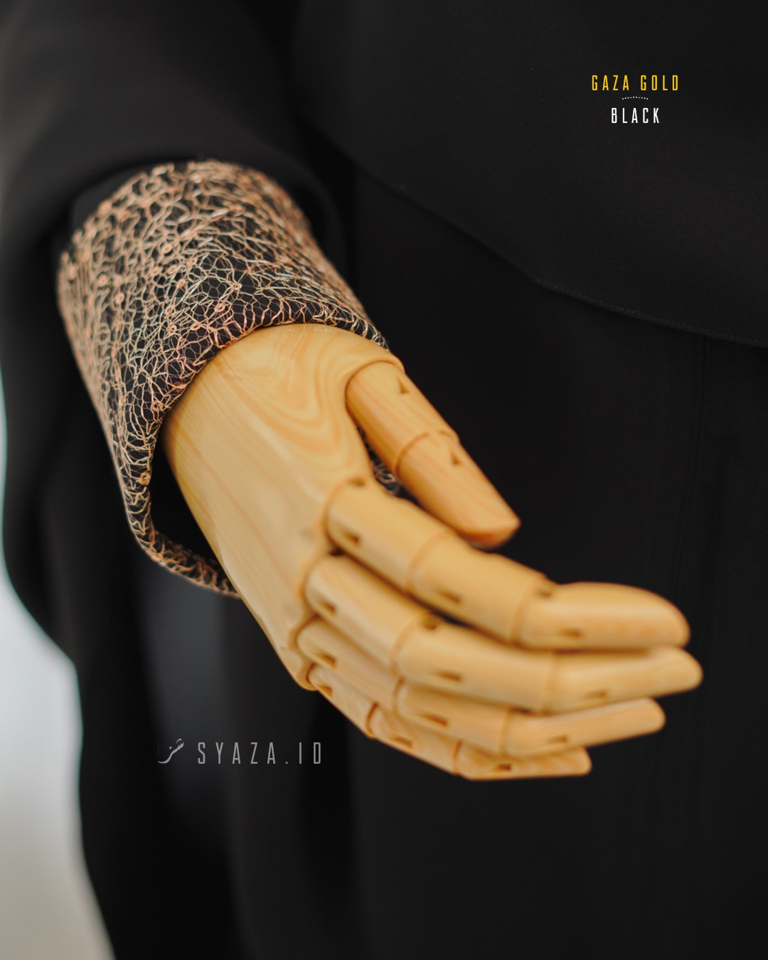 GG Abaya - Orchi Black
