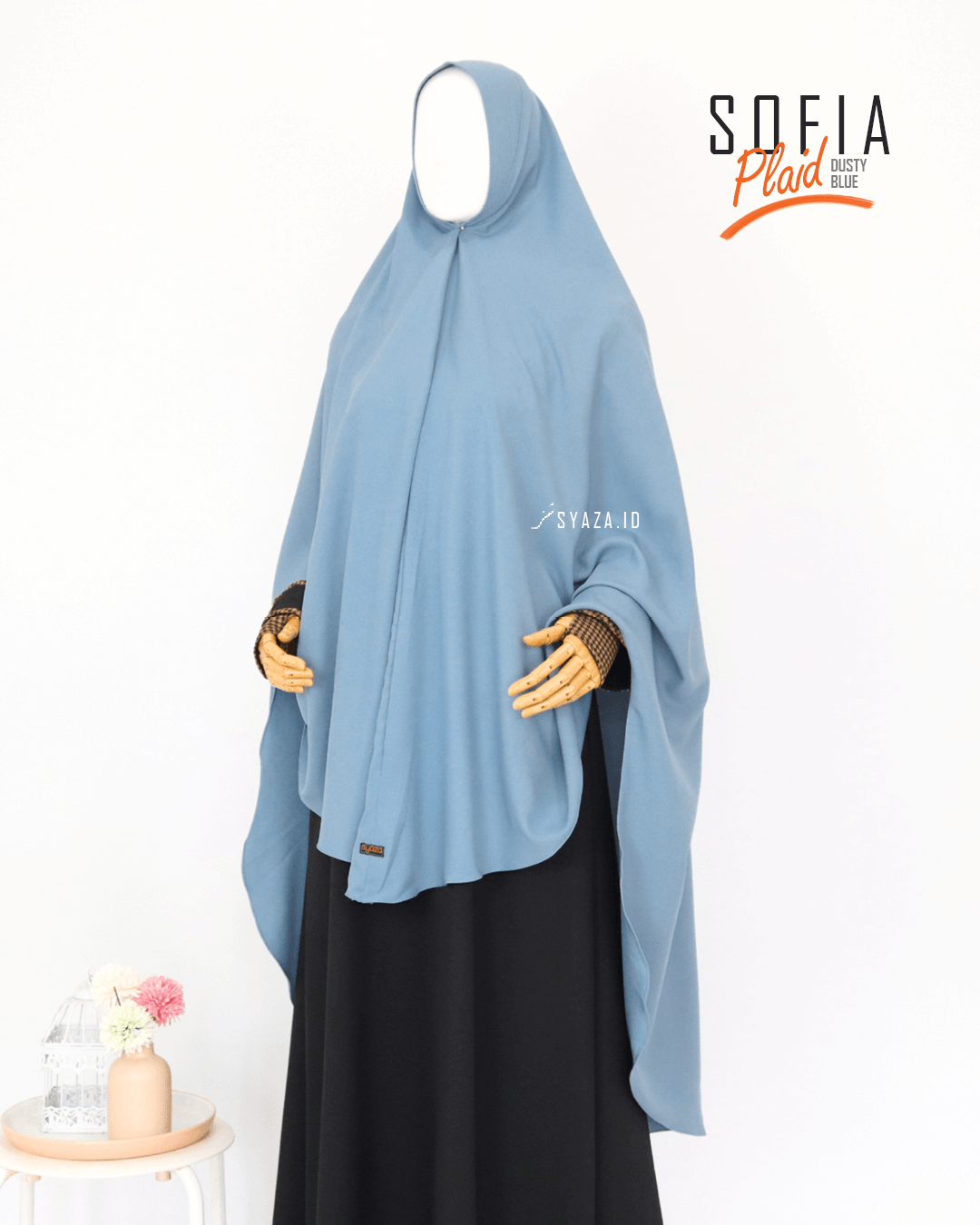 Sofia Plaid Khimar