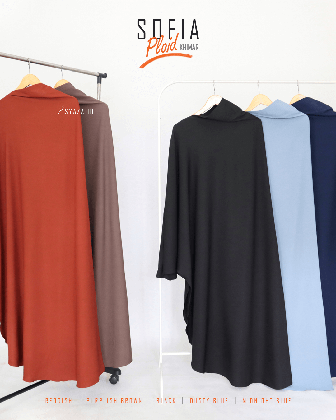 Sofia Plaid Khimar