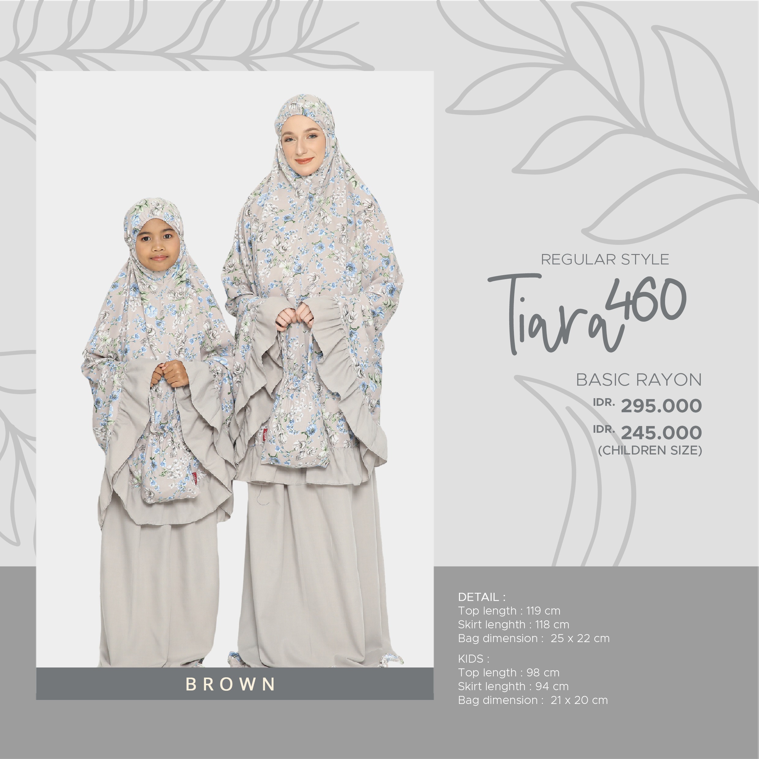 Tatuis Mukena Tiara 460 Anak