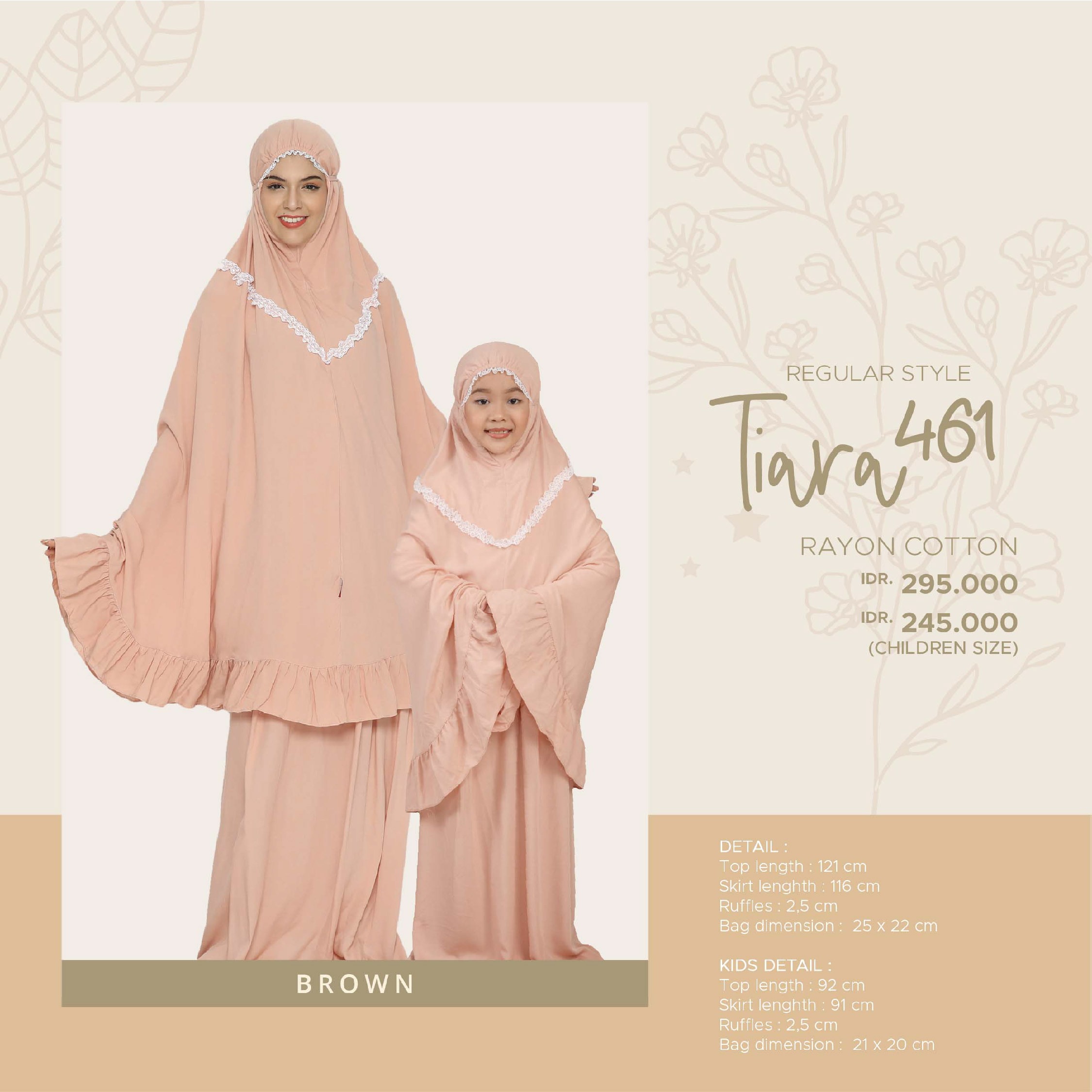 Tatuis Mukena Tiara 461 Anak 