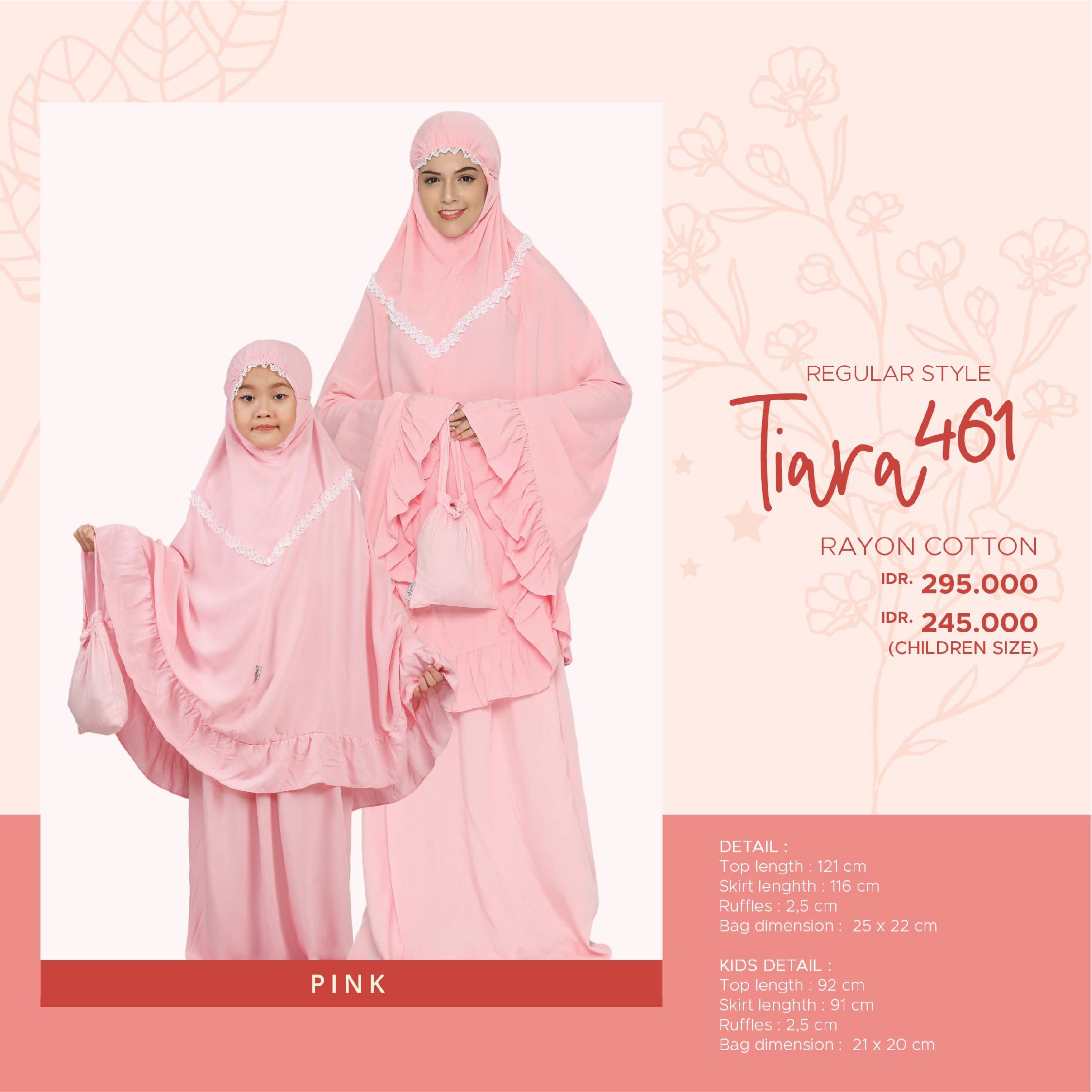 Tatuis Mukena Tiara 461 Dewasa