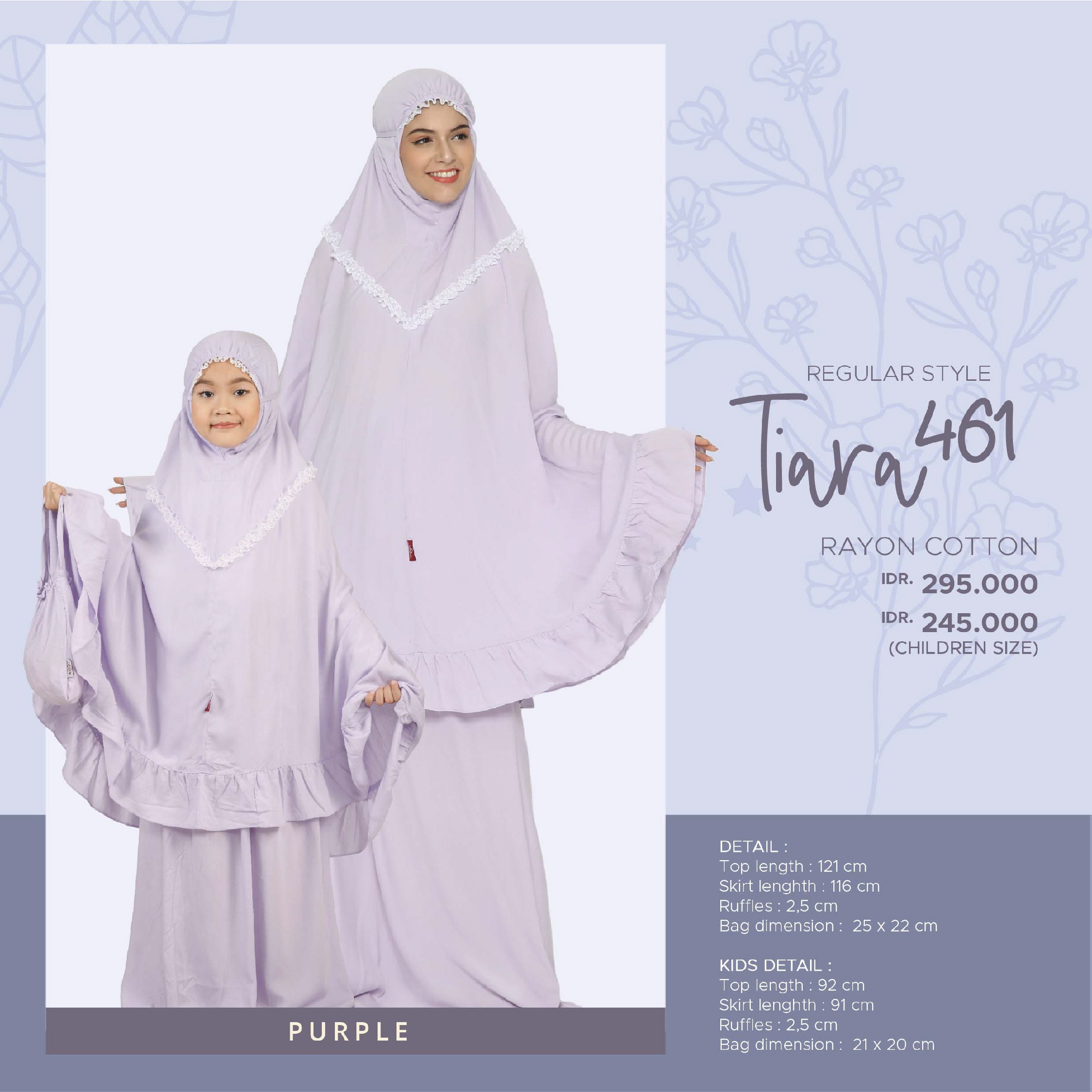 Tatuis Mukena Tiara 461 Anak 