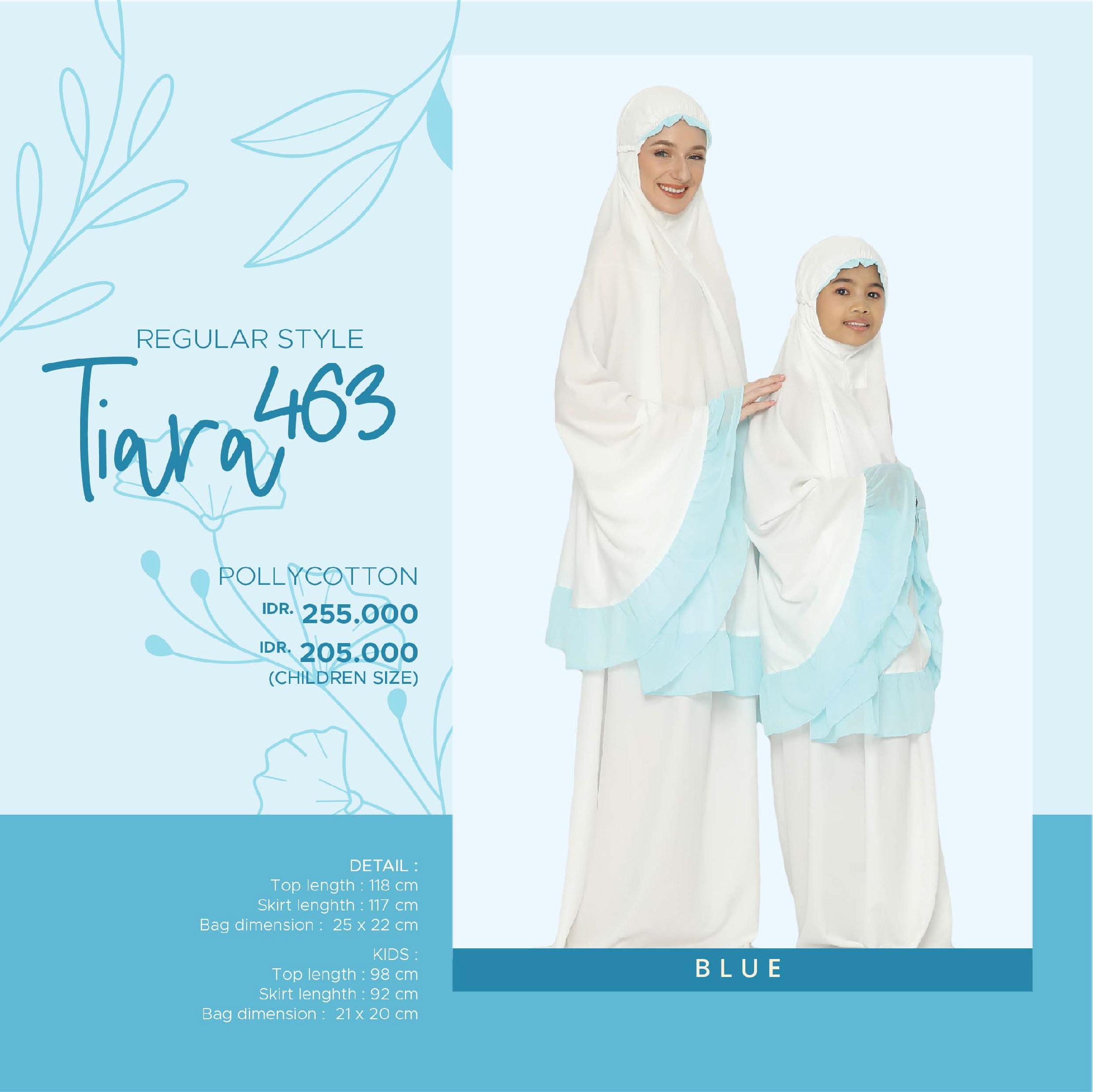 Tatuis Mukena Tiara 463 Anak
