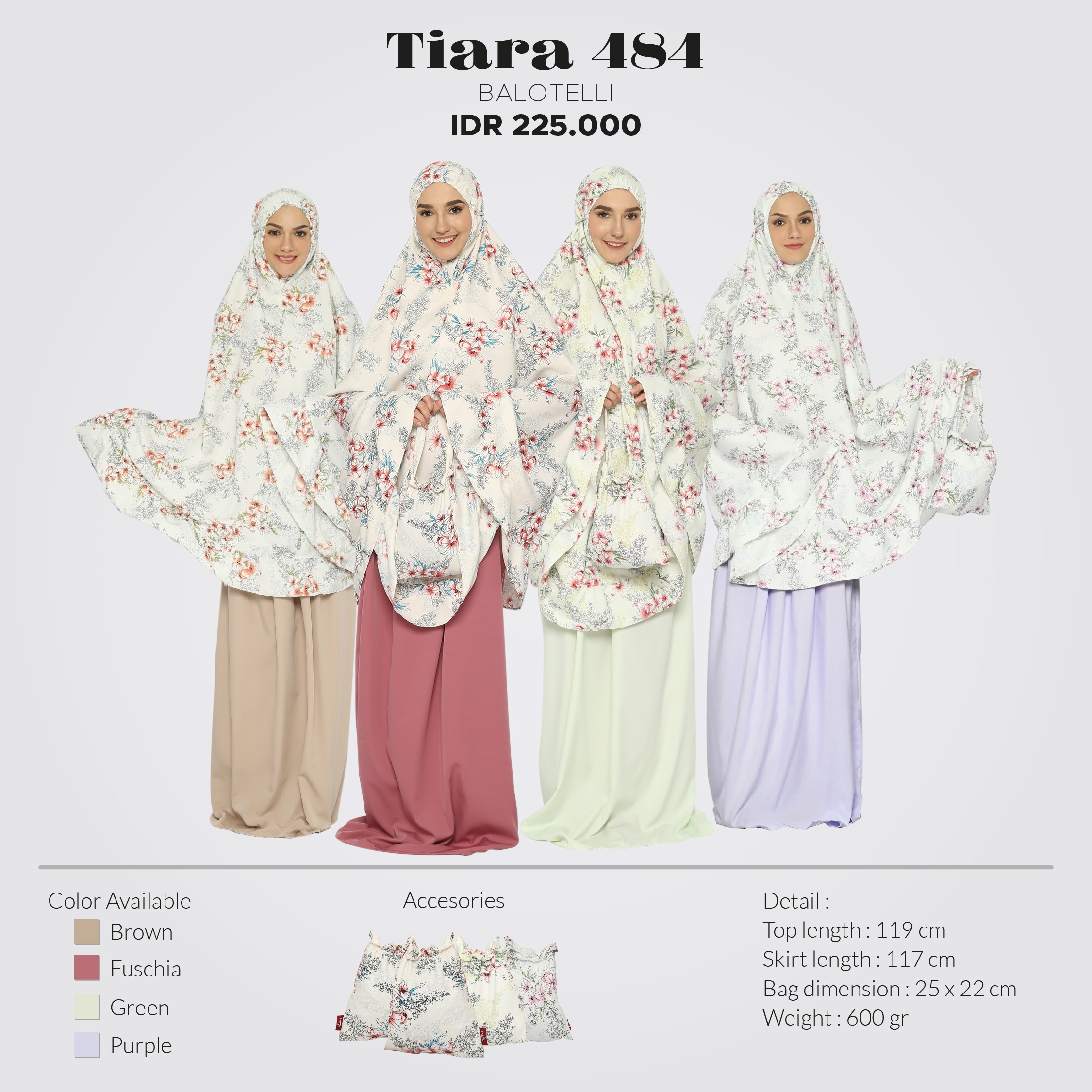 Tatuis Mukena Tiara 484 Young Series